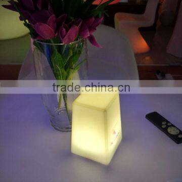 Color changing rotational moulding RGB SMD LED powerbeauty led mini table lamp