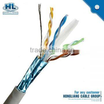 UTP cat6 cable TIA/EIA/ISO/IEC 23awg 4 pairs cross filler PVC jacket 250MHZ