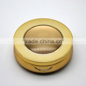 Round Spray Coating Finish Compact Powder Container photo-3