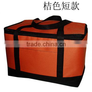 folding cooler bag for frozen food Large meal package lunch cold bag ice pack cooler bag 600D material