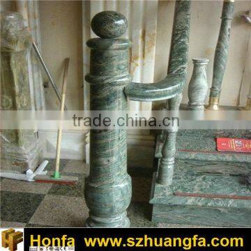 Verde Jade Marble exterior stair railing