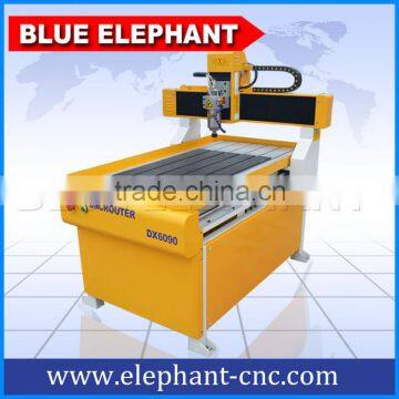 ELE 6090 auto aluminium mini desktop cnc router machine with water tank for sale
