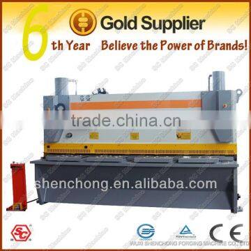 hydraulic shearing machine QC11Y-12X4000, stainless steel cutting machine