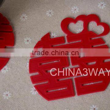 Customed heat resistant silicone coaster