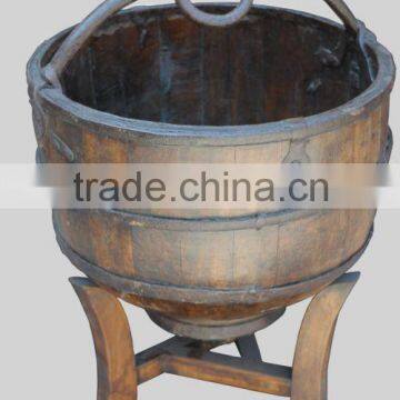 Antique furniture-Windlass Bucket