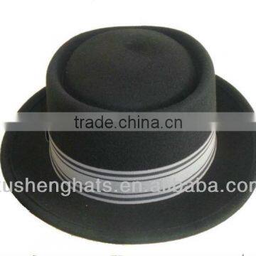 fashion 100% wool felt bowler hats for men