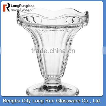 LongRun 320g hand made top sale new design funny ice cream glass cup drinking glass cup