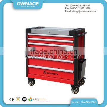 38'' Heavy Duty Steel Storage Tool Box Trolley with Drawers