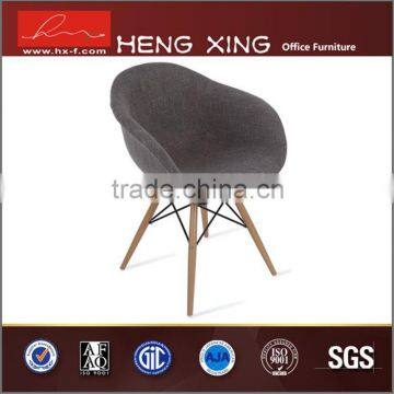 New design Fabric to upholster dining room chair edd shaped chair dining chair