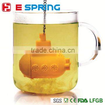 New Products Yellow Submarine Style Tea Strainer Herbal Tea set