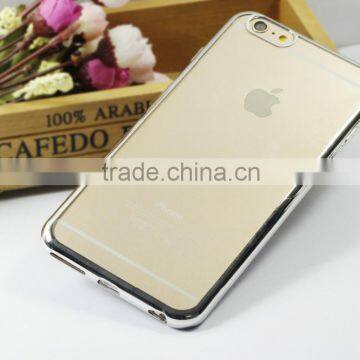 Hot Transparent Electroplating Mobile Phone Case,Mobile Case TPU for Iphone 6 Case photo-3