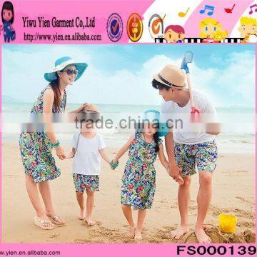 Beautiful New Style Family Set Clothes Fashion Beach Family Set Clothes