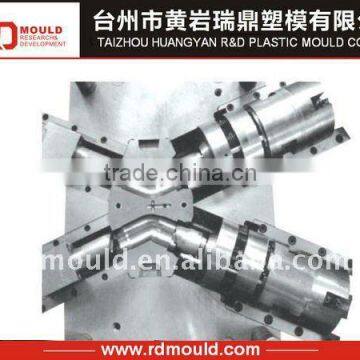 Plastic pipe fitting mold