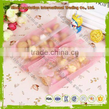 Custom Printed Clear Plastic Food Packing Gusset Bag With Heat Seal photo-2
