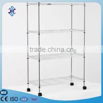 4-Tier wire shelving/chrome wire shelving/mini wire shelving