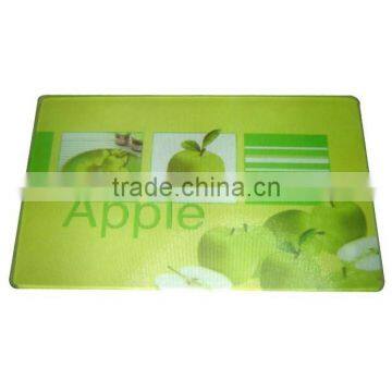 Tempered Glass Chopping Board with 3 to 5mm Thickness