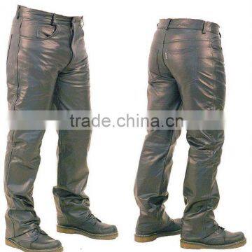 Classic Leather Motorcycle Pant