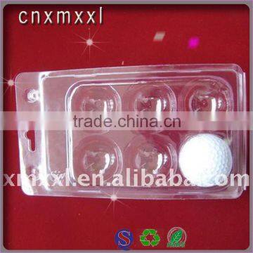 6 Unit Clear Golf Ball Packaging photo-2