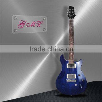 Melody electric guitar qulited maple top wood binding