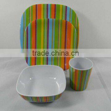 2015 hot sale melamine ware with printing