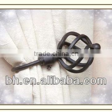 metal magnetic curtain tieback