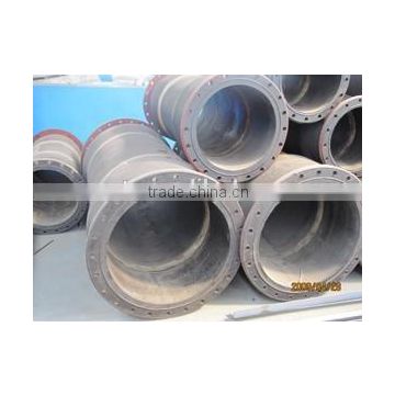 White HDPE Pipe With Floats For Dredging In Water, Marine or River