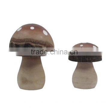 Wooden mushroom home Decoration ,mushroom gifts for kids ,education tool mushroom