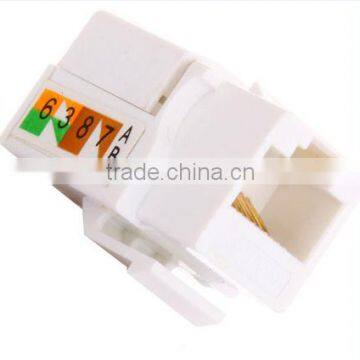 China Manufacturer CAT 5E UTP RJ45 Keystone Jack for cat5e cat6 lan cable