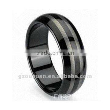 men's laser tungsten ring