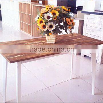 Europe style 4 seat wooden dinning table