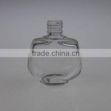 apple shaped glass nail bottle