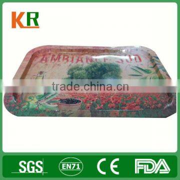 HangZhou Tinplate Manufacturer Square Shaped Metal Tray