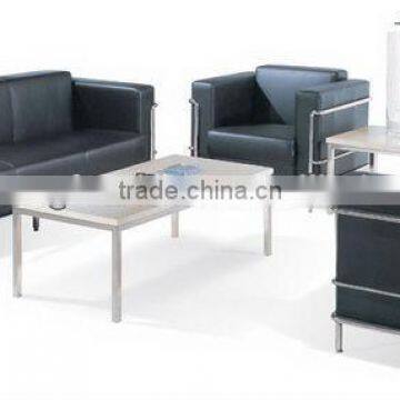 FA 8022 office reception area leather sofa