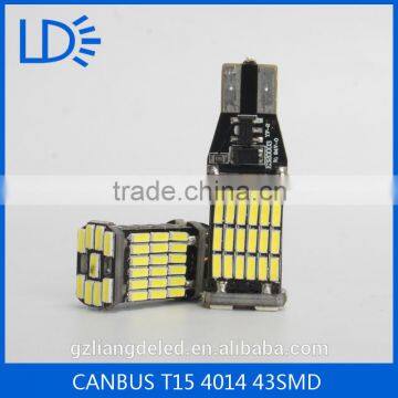 Super high bright 4014 43smd T10 Canbus Led Lights