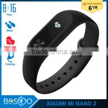 2016 original Xiaomi Mi Band 2 Miband Wristband Bracelet with Smart Heart Rate Fitness Touchpad OLED Screen Mi Band 2