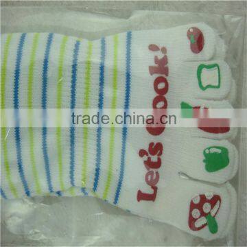 Model Cotton Dress White Color Bady Socks With Toe Cartoon Style With Logo photo-2