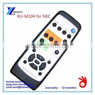 ZF Black 22 Keys REMOTE CONTROLLER RU-M104 for NEC with Silvery PVC Cover