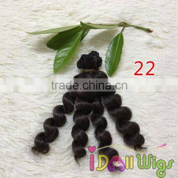 Brand New 15*100cm Body Wave Hair Extension HT Resistant Wig for SD BJD Baby Dolls photo-3