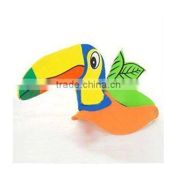 Wholesale woodpecker Foam Hat/ Kids Novelty Hats/Birthday Party Favors/Character Hats
