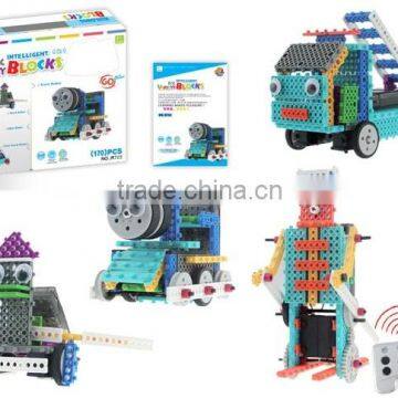 4 IN 1 Electric Control Animal Block Toys -170PCS