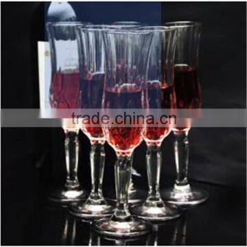 Wholesale lead-free crystal champagne glasses cup/ red wine goblet in stock for party.