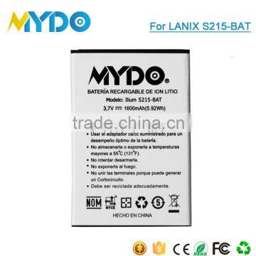MYDO Global Universal General Mobile Phone Battery for Smartphone Lanix S215 photo-2