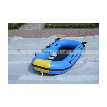 CE inflatable pvc slat floor fishing boat