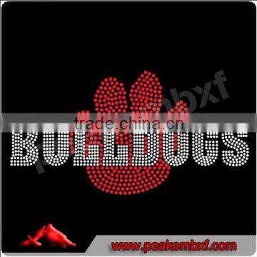 Beautiful Bulldogs Custom Rhinestone Template