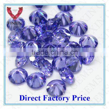 Brilliant Lavender Cubic Zirconia Round Shape 6.00mm CZ