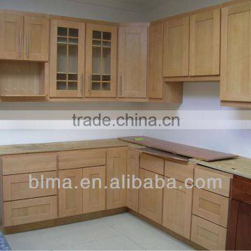 RED BIRCH KITCHEN CABINETS SIMPLE DESIGNS FACTORY SHOUGUANG BLMA