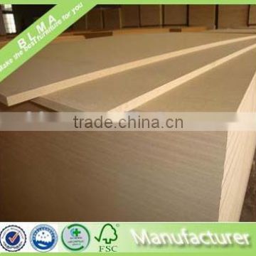 Melamine MDF / plain MDF board / MDF price from China manufacturer