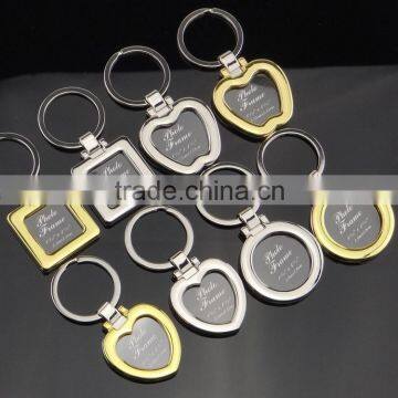 hot sale photo frame key chain,heart frame key roll