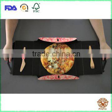 Wholesale Custom Black Pizza Box , Recycle Material Pizza Box