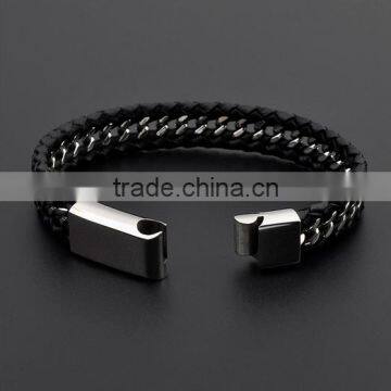 Hot Selling Men Genuine Leather Bracelets Wholesale photo-3